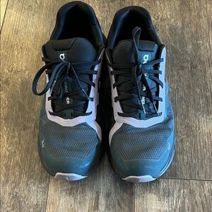 On Running Black and Gray Athletic Shoes